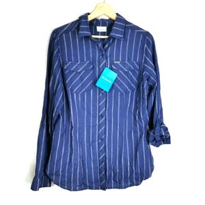 Columbia Camp Henry II Long Sleeve Roll Up Shirt M